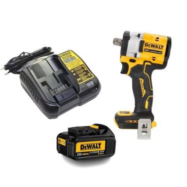 Imagem de Chave De Impacto Dewalt 1/2 Bateria 20v 3ah Dcf922 Brushless