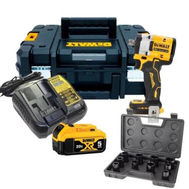 Imagem de Chave De Impacto Bateria 20v 5ah Dcf922 1/2 Soquete + Maleta - Dewalt