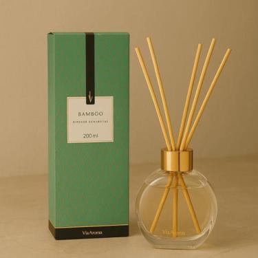 Imagem de Difusor de Varetas Bamboo Via Aroma 200ml  Aromatizador Refrescante, P