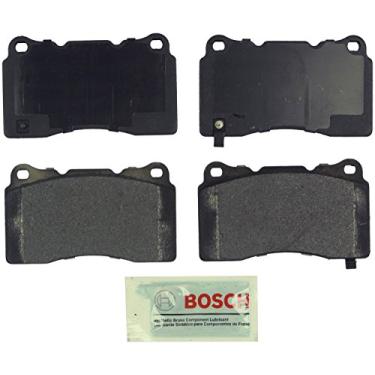 Imagem de BOSCH BE1001 Conjunto de pastilhas de freio a disco semimetálico azul - compatível com Buick, Cadillac, Chevrolet, DeTomaso, Dodge, Ford, Hyundai, Maserati, Mitsubishi, Pontiac, Saab, SRT, Subaru,