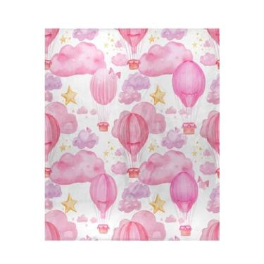 Imagem de Blueangle Cobertor de balões de ar quente super macio e quente, 127 x 152 cm, leve para todas as estações, cobertor aconchegante para cama, sofá, sofá, fácil de cuidar (415)