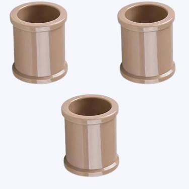 Imagem de Luva PVC 50mm Soldável Conexão Encanamento | Akato | Kit 03 Un