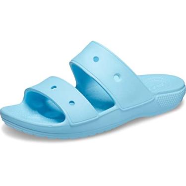 Imagem de Crocs Sandálias antiderrapantes unissex adultas clássicas com duas alças, Ártico, 40