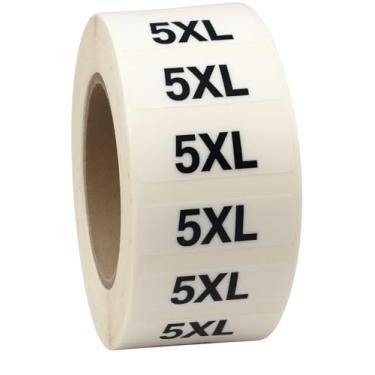 Imagem de Etiqueta de roupas original de 3,17 x 12,7 cm, 125 etiquetas em um rolo para FBA, 5xl, 1.25 x 5" Strip