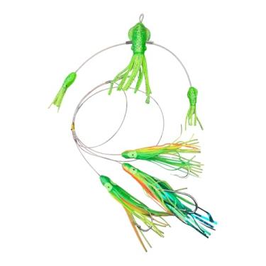 Imagem de Isca de pesca offshore Flying Islander de 17,8 g, 18 cm, atum, mahi, isca Wahoo - 1 pacote (rosa)
