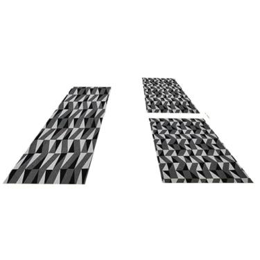 Imagem de Conjunto de passadeira de cozinha antiderrapante (Dallas Preto)