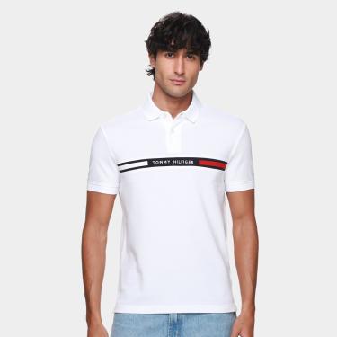 Imagem de Camisa Polo Tommy Hilfiger Chest Insert Masculina-Masculino
