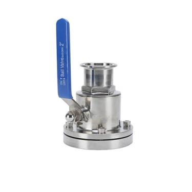 Imagem de 3/10.2 cm 2.5 cm 1-1/10.2 cm 5.1 cm 5.1 cm válvula inferior de tanque flangeado sanitárias de instalação rápida válvulas de esfera para cerveja caseira (virola de 25 mm 50,5)