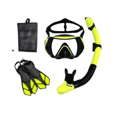 Imagem de Máscara de mergulho e óculos de mergulho conjunto de tubo de natação a