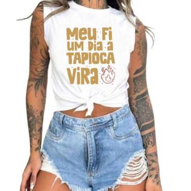 Imagem de Cropped T-Shirts Feminino Estampado Várias Estampas 75 - megan basic, 