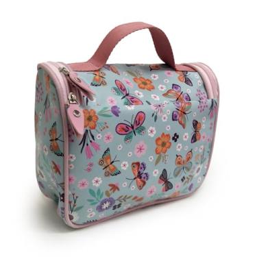 Imagem de Fina Ideia - Necessaire com gancho Borboletas no jardim
