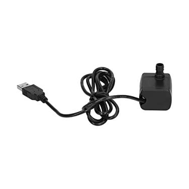 Imagem de aqxreight Bomba Sem Escova - Bomba Submersível Com Plugue USB 12V 200L/H de para Aquários Fontes Hidroponia Sistemas de Pequena Circulação DC Silenciosa e Confiável Equipamento Mecânico
