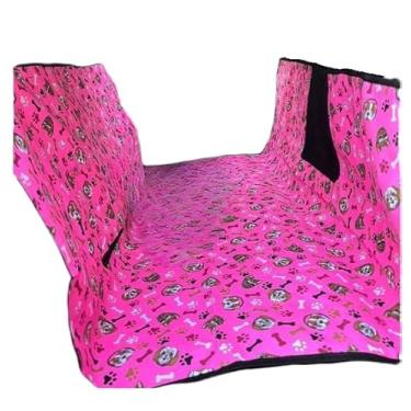Imagem de Capa Protetora Banco Traseiro Impermeável Pet com Viseira Capa Pet Carro(ROSA)
