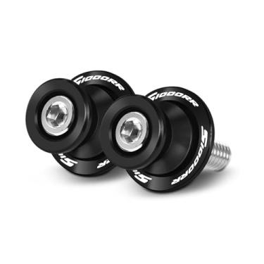 Imagem de SGROPMT Para S1000RR Carretéis de braço oscilante de motocicleta, parafusos de suporte deslizantes de carretel de braço oscilante CNC de 8 mm compatíveis com Bmw S1000RR S 1000RR S1000 RR S1KRR 2015