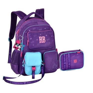 Imagem de Kit Mochila e Estojo Shoulder Bag Rebecca Bonbon-Feminino