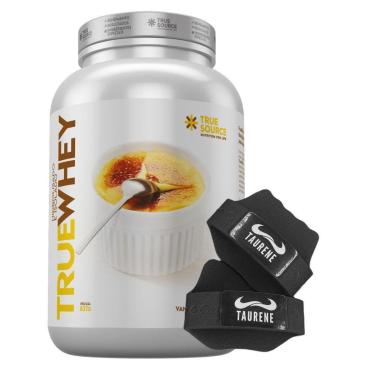 Imagem de True Whey Isolado Baunilha Brulee 837g Luva - True Source-Unissex
