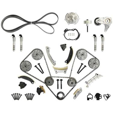 Imagem de Kit de corrente de distribuição de motor 3.6 com roda dentada VVT bomba de água/óleo apto para Chevy Equinox Camaro Cadillac CTS XTS ATS GMC Terrain Canyon Buick LaCrosse Enclave Pontiac Saturn 3.0L