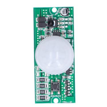 Imagem de Zerodis Placa de Circuito Solar Com Indução do Corpo Humano Peças de Energia Solar Eólica Acessórios Controle Remoto Módulo Controlador de Lâmpada de Rua para Baterias de 3,2 V / 3,7 V Distância de