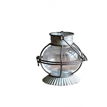 Imagem de Castiçal nórdico retrô de ferro forjado enfeite de jardim decoração adequado para jantar, sala de estar, cozinha, sala de jantar, vela mesa (B)
