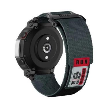 Imagem de Pulseira Tática De Nylon Para Huami Amazfit T-rex 2 3, Faixa Ultra Elá