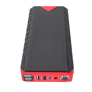 Imagem de Luocute Bateria de Carro Jumps Starter, 3000A Peak 30000mAh Banco de Potência Portátil Com USB PD 140W de Carregamento Rápido Lanterna LED 400lm, para Veículos a Gasolina e Motor de
