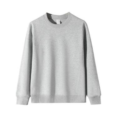 Imagem de Camiseta Feminina Solta De Manga Longa, Estilo Coreano, Casual, Confor