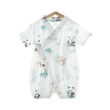 Imagem de Macacão Curto Respirável E Macio Para Bebês Recém-Nascidos, Meninos E 