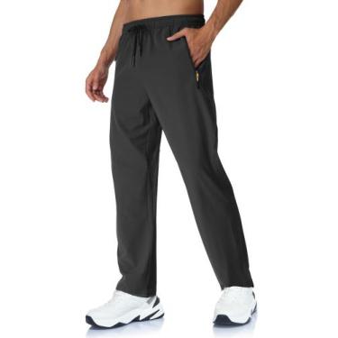 Imagem de Calça de moletom masculina Rapoo Quick Dry Jogger com bolsos L