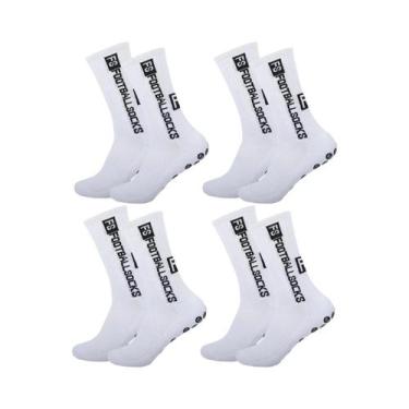 Imagem de Meias Unissex Para Futebol, Basquete, Rugby E Corrida, 4 Pares, Meias 