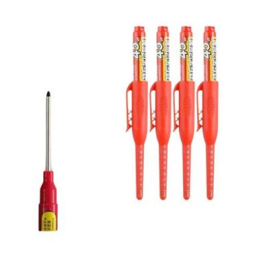 Imagem de Conjunto De Canetas Marcadoras De Ponta Longa De 45mm Para Carpinteiro