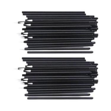 Imagem de 50/100pcs Pincéis Para Delineador, Pincel Para Sombra E Lábios, Ferram