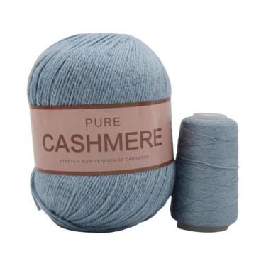 Imagem de Cachecol De Caxemira Tricotado À Mão Para Bebê, Fio Puro Mongol De 70 