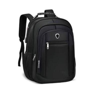 Imagem de Mochila Escolar Masculina Feminina Bolsa Executiva Espaço Para Notebook Porta Garrafa-Masculino
