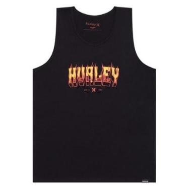 Imagem de Regata Hurley Flame SM26 Masculina-Masculino