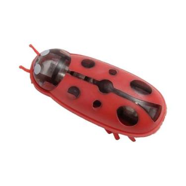 Imagem de Brinquedo Interativo Elétrico Mini Inseto Para Gatos: Joaninha Fofa Em