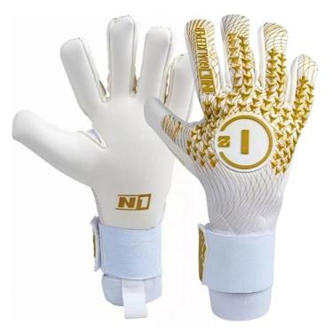 Imagem de Luva de Goleiro Profissional N1 Scorpius 2.0 - N1 Goalkeeper, Dourado,