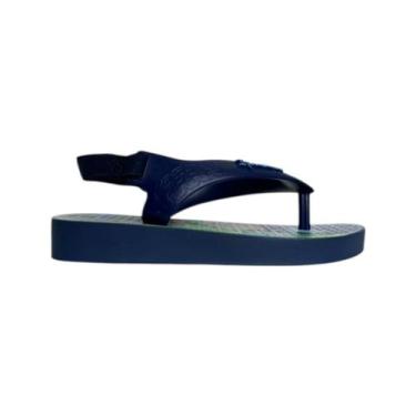 Imagem de Chinelo Infantil Ipanema Turma Da Mônica Com Elástico, Azul, Verde, 22