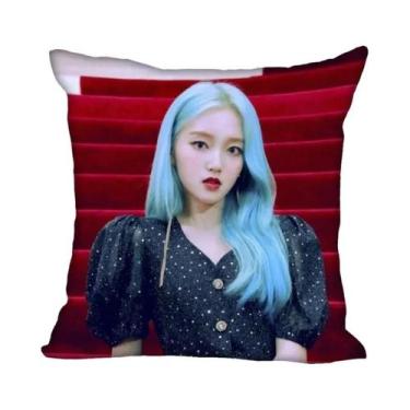 Imagem de Capa De Almofada De Poliéster LOONA KPOP 45x45cm Para Decoração De Qua