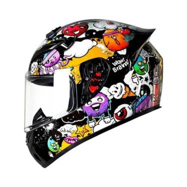 Imagem de Capacete De Motocicleta Retro Unissex DOT Para Passeios E Motocross Qu