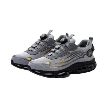 Imagem de Tênis De Segurança Masculino Com Biqueira De Aço, Botão Rotativo, Amor