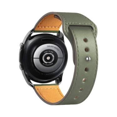 Imagem de Pulseira De Couro Unissex Compatível Com Samsung Galaxy Watch 7/6/5/Pr