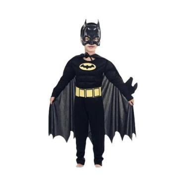 Imagem de Fantasia De Super-Herói Masculina Com Capa E Máscara, Alta Qualidade, 