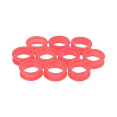 Imagem de Anéis De Silicone Macio Para Dedos Para Tesouras De Cabeleireiro 10 Pe