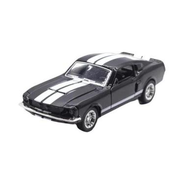 Imagem de Carrinho De Brinquedo Clássico Ford Mustang GT 1967 GT500 Em Escala 1: