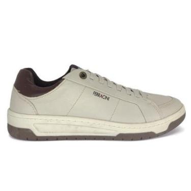 Imagem de Sapatênis Ferracini Masculino Couro Cadarço de Elástico Vox-Masculino