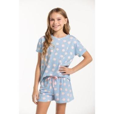 Imagem de Conjunto Pijama Juvenil Menina Malha Viscolycra-Feminino