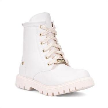 Imagem de Bota Infantil Coturno Feminino Preto Menina Fashion-Feminino