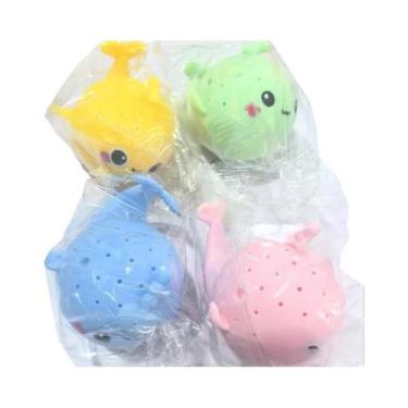 Imagem de Brinquedos De Banho Para Bebês, Baleia Absorvente De Água, Brinquedo A
