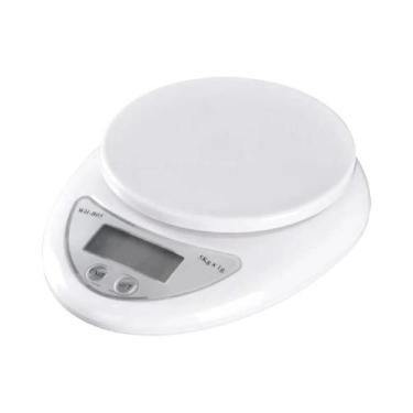 Imagem de Balança Digital Portátil De Cozinha 5kg/1g Com LED Para Medição De Ali
