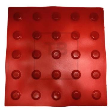 Imagem de Piso Tátil Classic Alerta em PVC 25X25cm - 10 Peças - TB Soluções, Ver